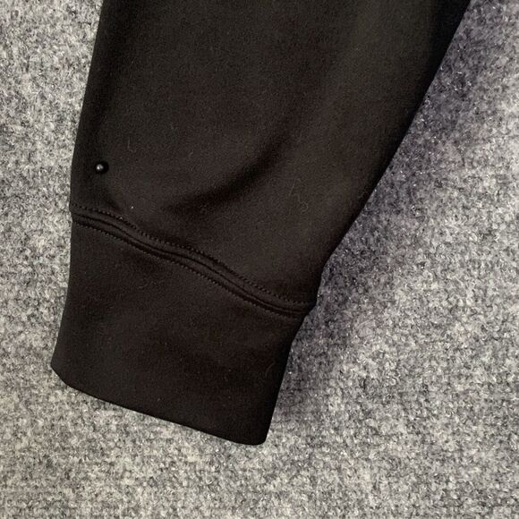 Nike Full Zip Light Weight Jacket Women M Black W/White Cording Pockets Raglan - Picture 10 of 12